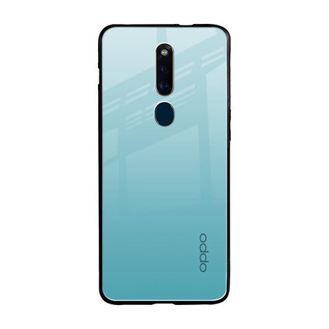Arctic Blue Oppo F11 Pro Glass Back Cover Online