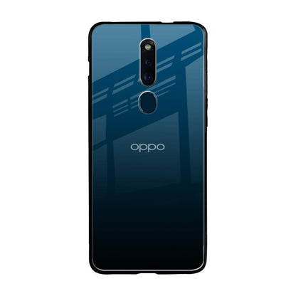 Sailor Blue Oppo F11 Pro Glass Back Cover Online