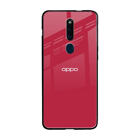 Solo Maroon Oppo F11 Pro Glass Back Cover Online