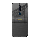 Grey Metallic Glass Oppo F11 Pro Glass Back Cover Online