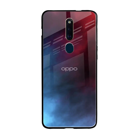 Smokey Watercolor Oppo F11 Pro Glass Back Cover Online