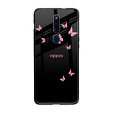 Fly Butterfly Oppo F11 Pro Glass Back Cover Online