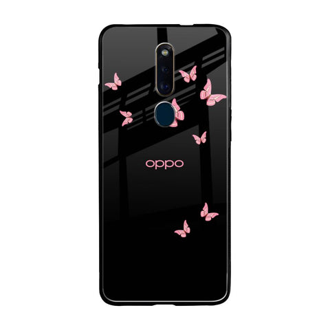 Fly Butterfly Oppo F11 Pro Glass Back Cover Online