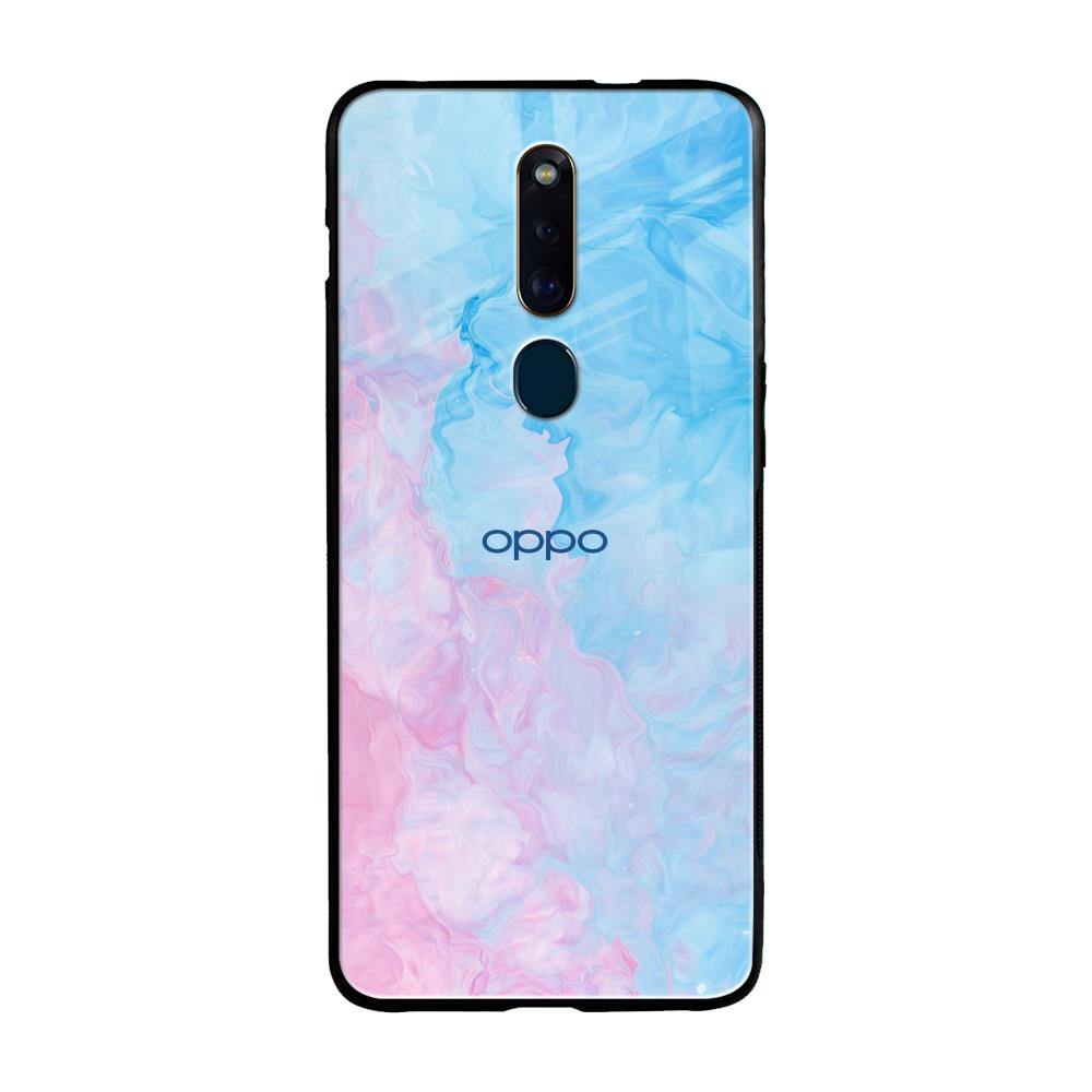Mixed Watercolor Oppo F11 Pro Glass Back Cover Online