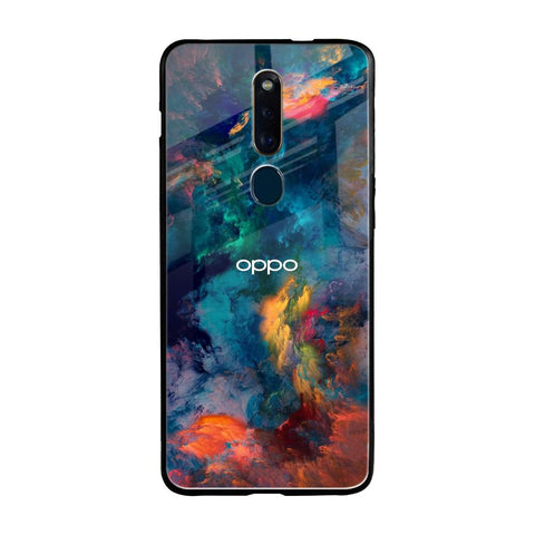 Colored Storm Oppo F11 Pro Glass Back Cover Online