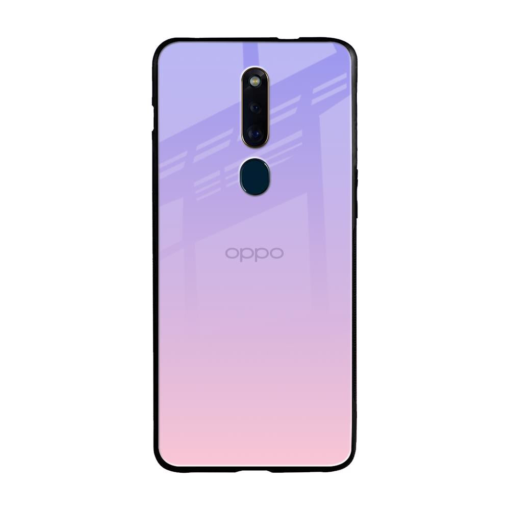 Lavender Gradient Oppo F11 Pro Glass Back Cover Online
