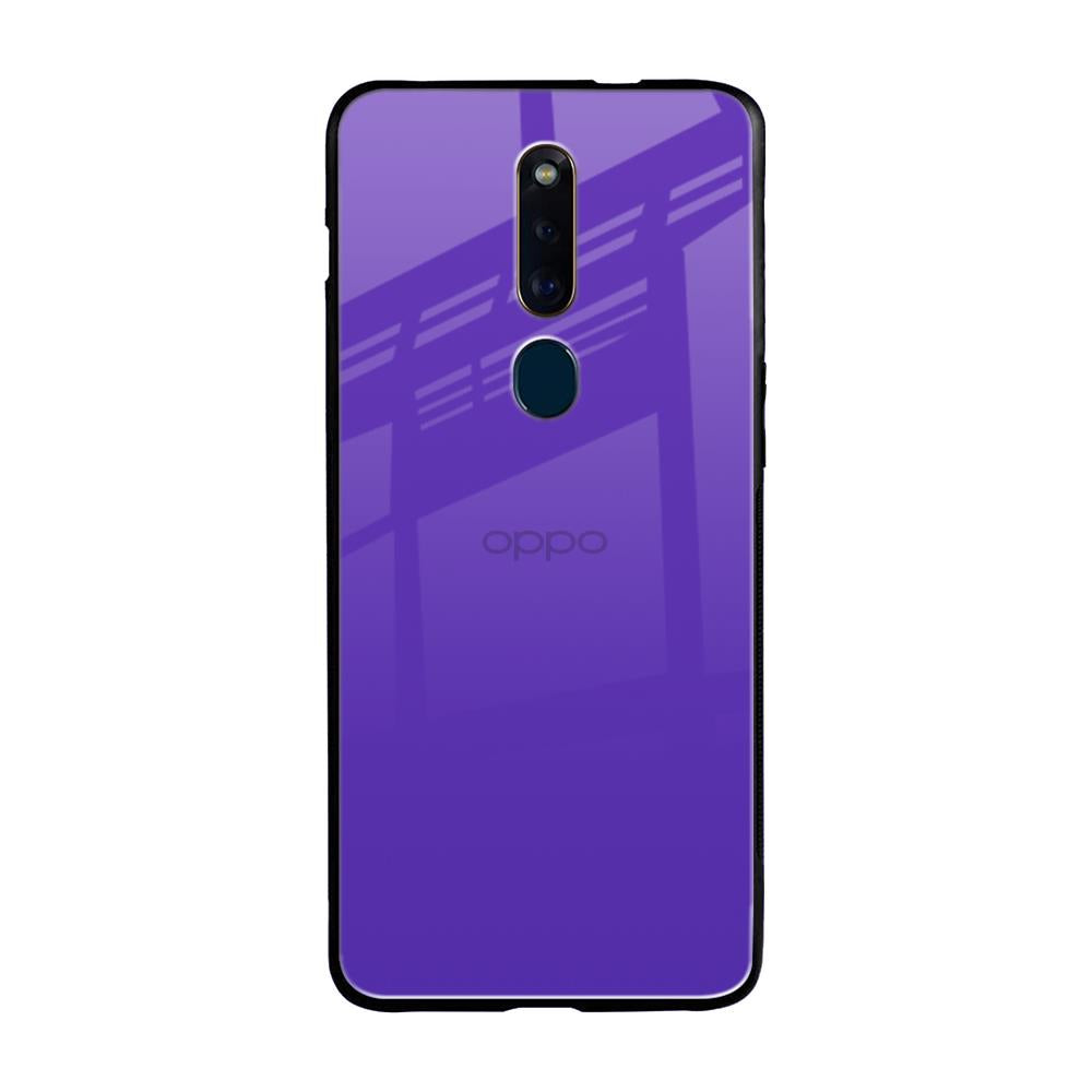 Amethyst Purple Oppo F11 Pro Glass Back Cover Online