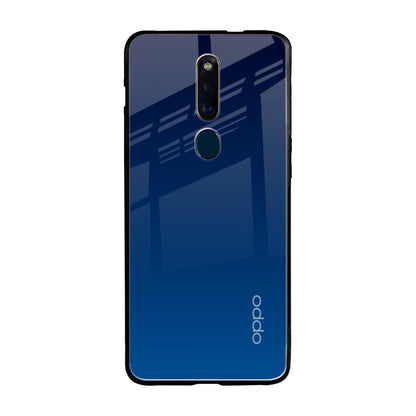 Very Blue Oppo F11 Pro Glass Back Cover Online