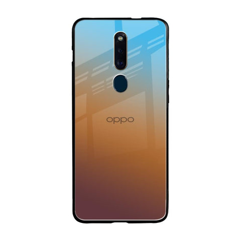 Rich Brown Oppo F11 Pro Glass Back Cover Online