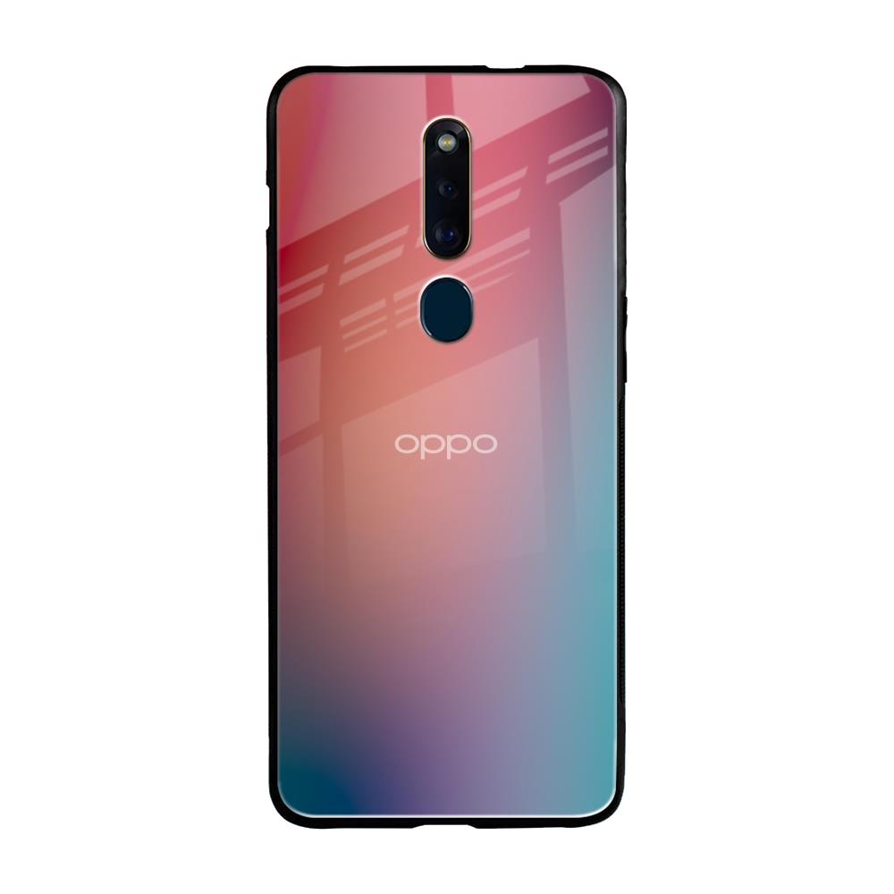 Dusty Multi Gradient Oppo F11 Pro Glass Back Cover Online