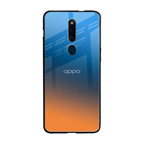 Sunset Of Ocean Oppo F11 Pro Glass Back Cover Online