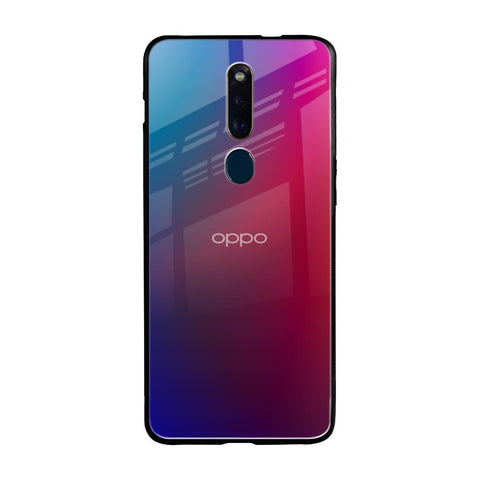 Magical Color Shade Oppo F11 Pro Glass Back Cover Online