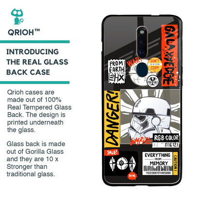 Galaxy Edge Glass Case for Oppo F11 Pro