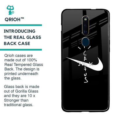 Jack Cactus Glass Case for Oppo F11 Pro