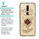 Magical Map Glass Case for Oppo F11 Pro
