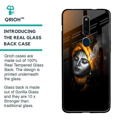 Ombre Krishna Glass Case for Oppo F11 Pro