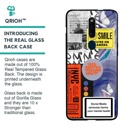 Smile for Camera Glass Case for Oppo F11 Pro