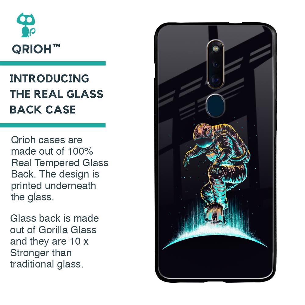 Star Ride Glass Case for Oppo F11 Pro