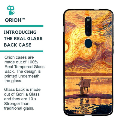 Sunset Vincent Glass Case for Oppo F11 Pro