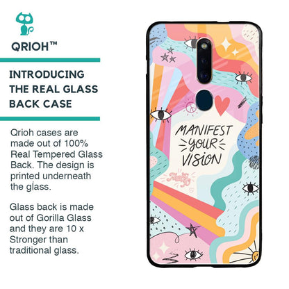 Vision Manifest Glass Case for Oppo F11 Pro