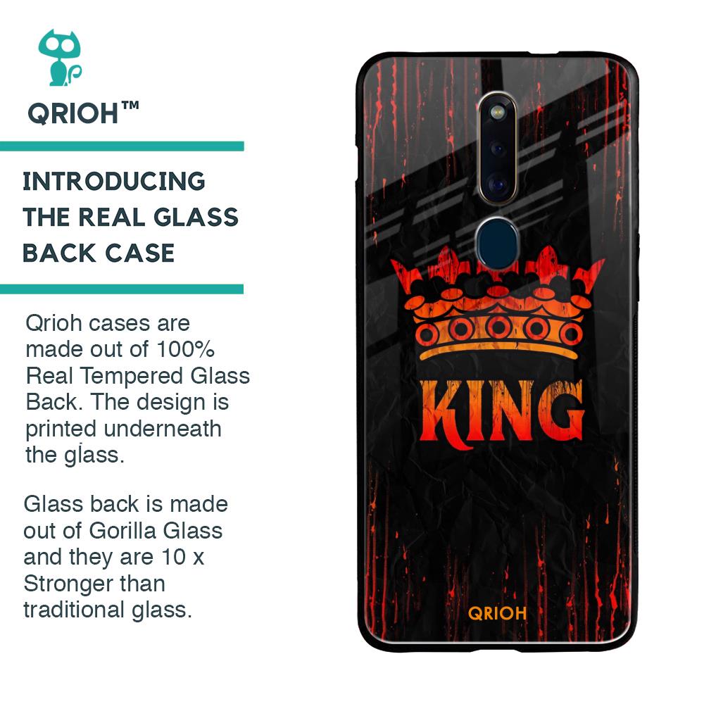 Royal King Glass Case for Oppo F11 Pro