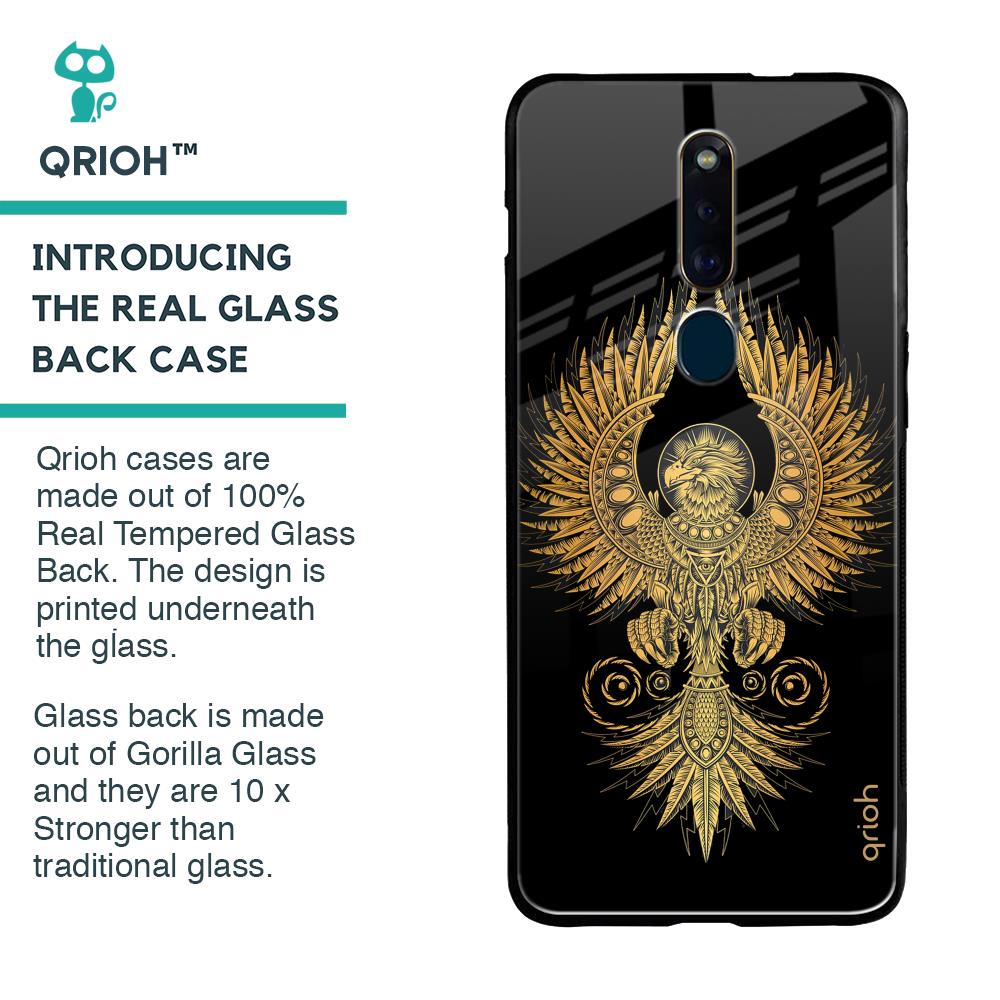 Mythical Phoenix Art Glass Case for Oppo F11 Pro