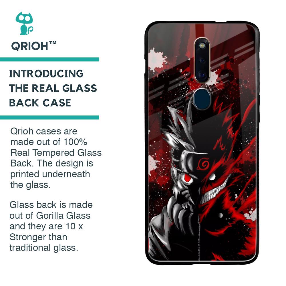 Dark Character Glass Case for Oppo F11 Pro
