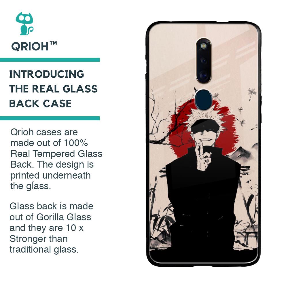 Manga Series Glass Case for Oppo F11 Pro