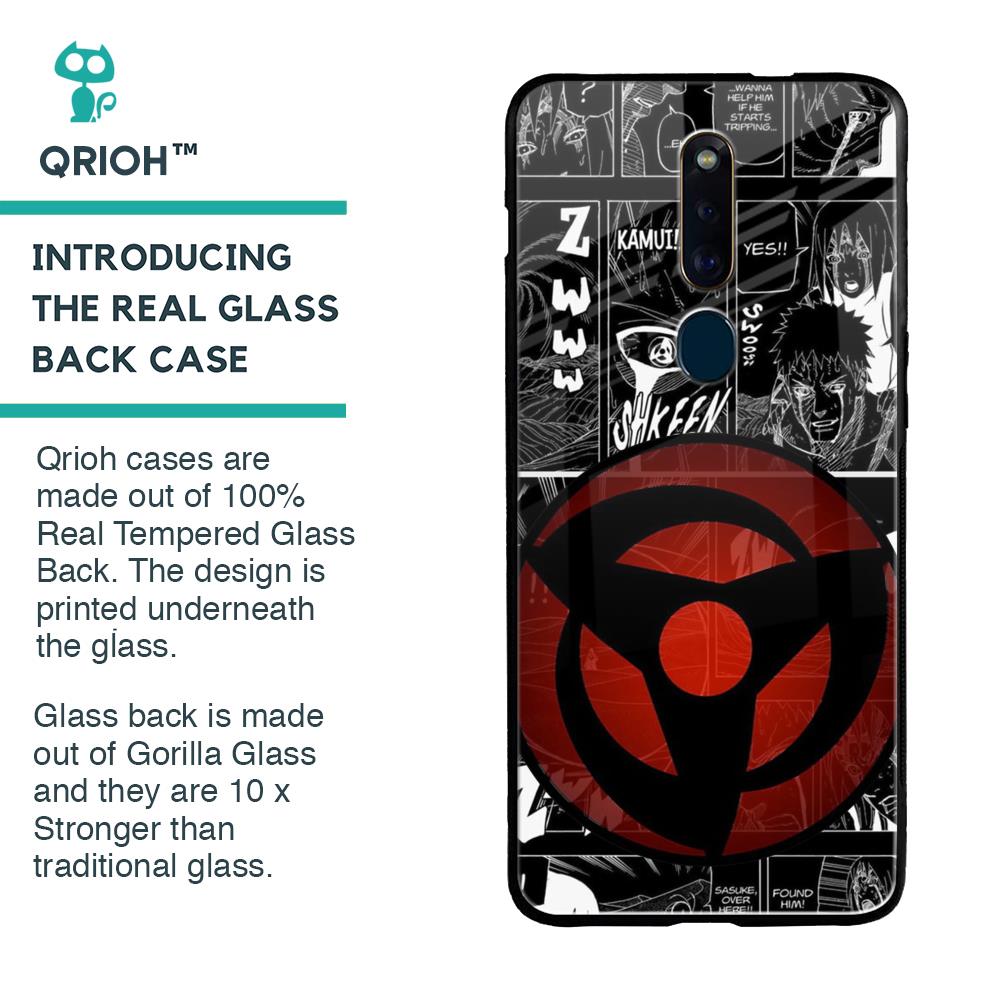 Sharingan Glass Case for Oppo F11 Pro