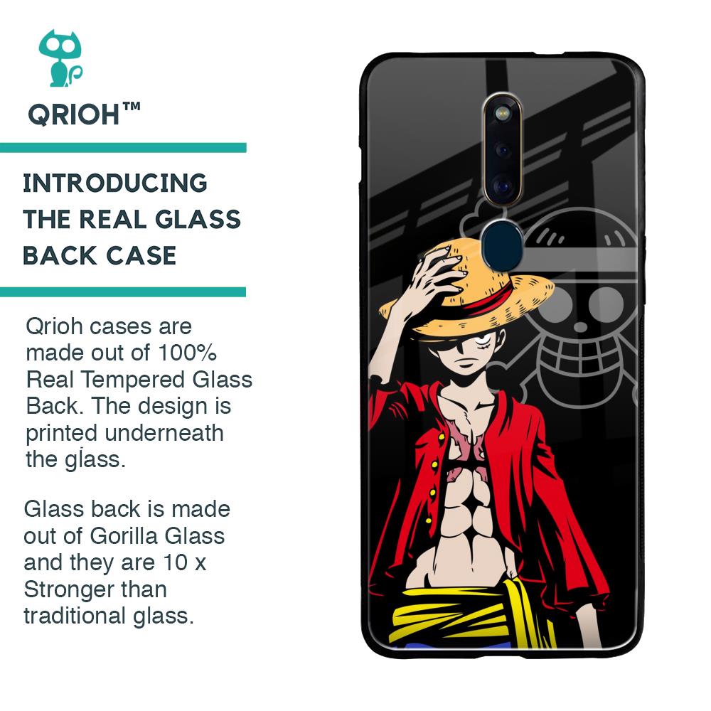 Hat Crew Glass Case for Oppo F11 Pro