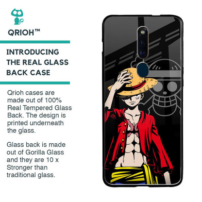 Hat Crew Glass Case for Oppo F11 Pro