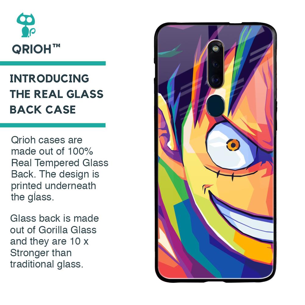 Monkey Wpap Pop Art Glass Case for Oppo F11 Pro