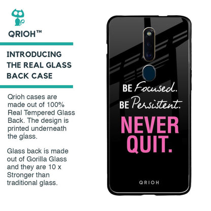 Be Focused Glass case for Oppo F11 Pro