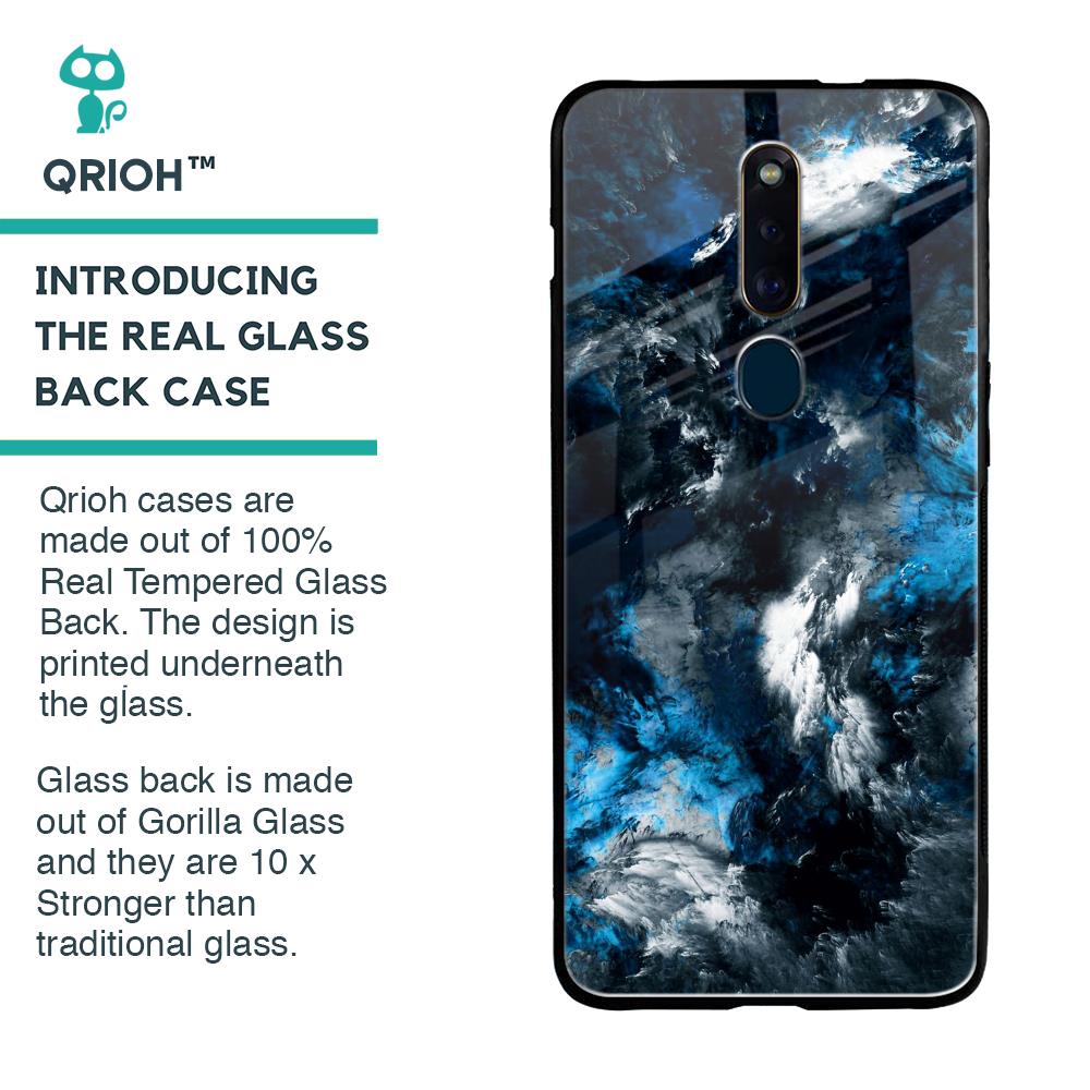 Cloudy Dust Glass Case for Oppo F11 Pro
