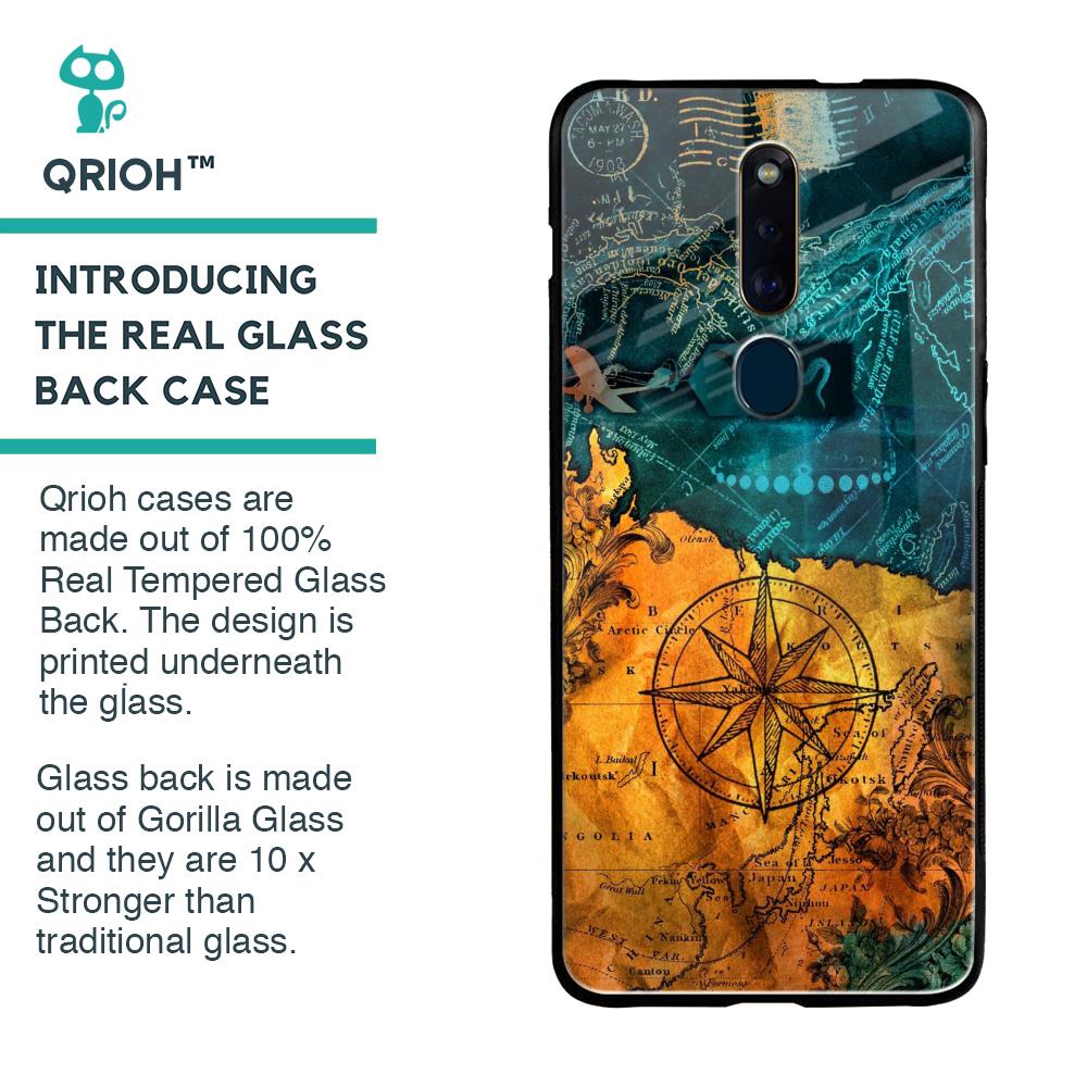 Architecture Map Glass Case for Oppo F11 Pro