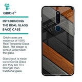 Tri Color Wood Glass Case for Oppo F11 Pro