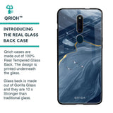 Deep Ocean Marble Glass Case for Oppo F11 Pro