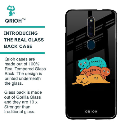 Anxiety Stress Glass Case for Oppo F11 Pro