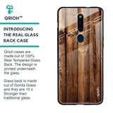 Timber Printed Glass case for Oppo F11 Pro