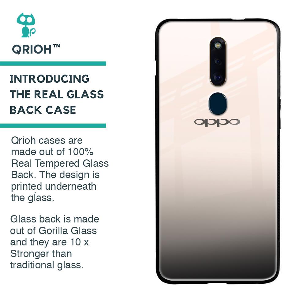 Dove Gradient Glass Case for Oppo F11 Pro