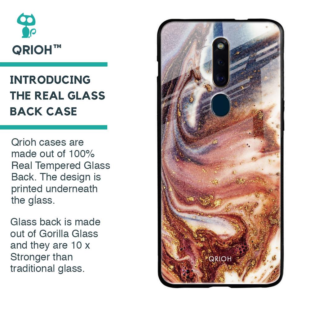 Exceptional Texture Glass Case for Oppo F11 Pro