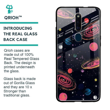Galaxy In Dream Glass Case For Oppo F11 Pro