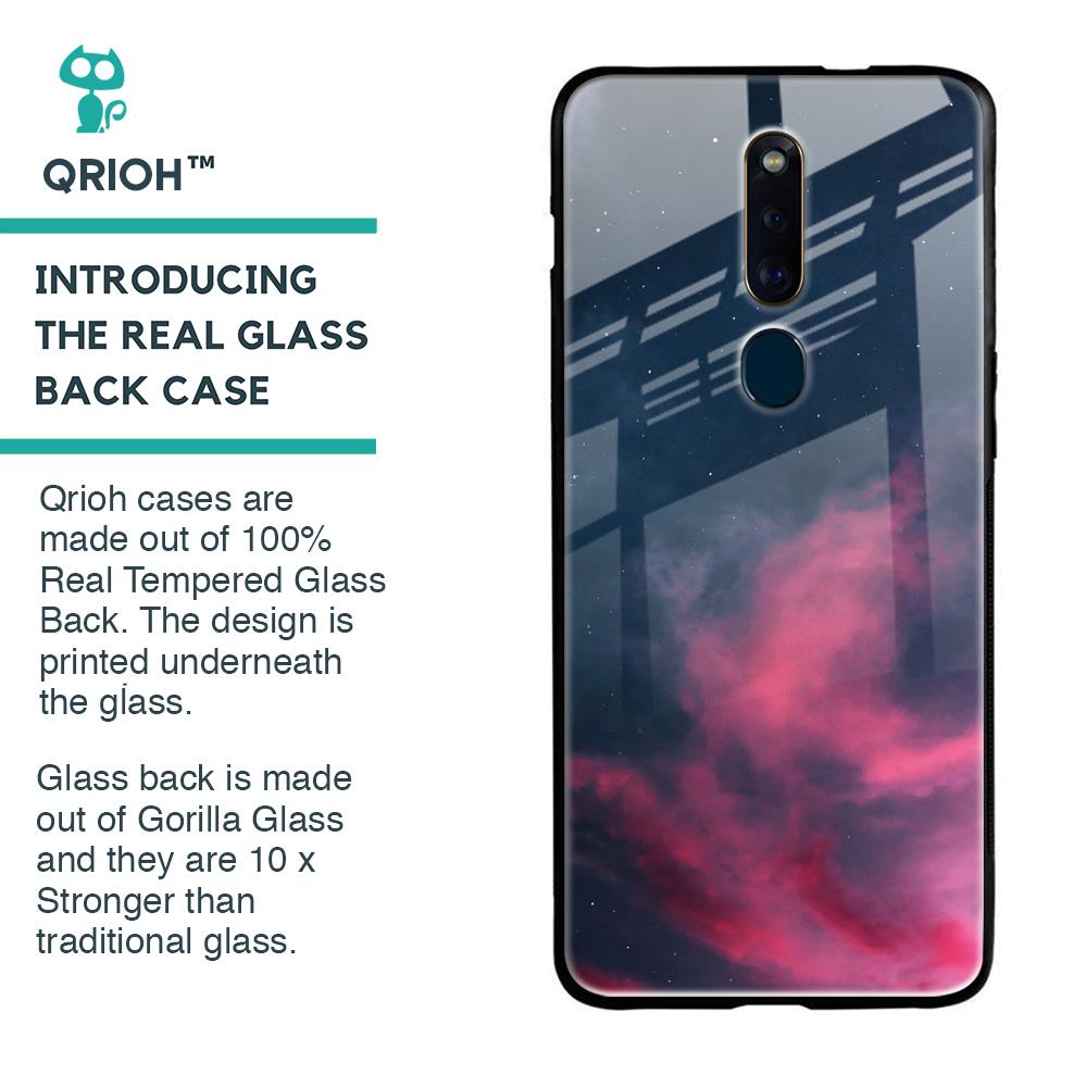 Moon Night Glass Case For Oppo F11 Pro