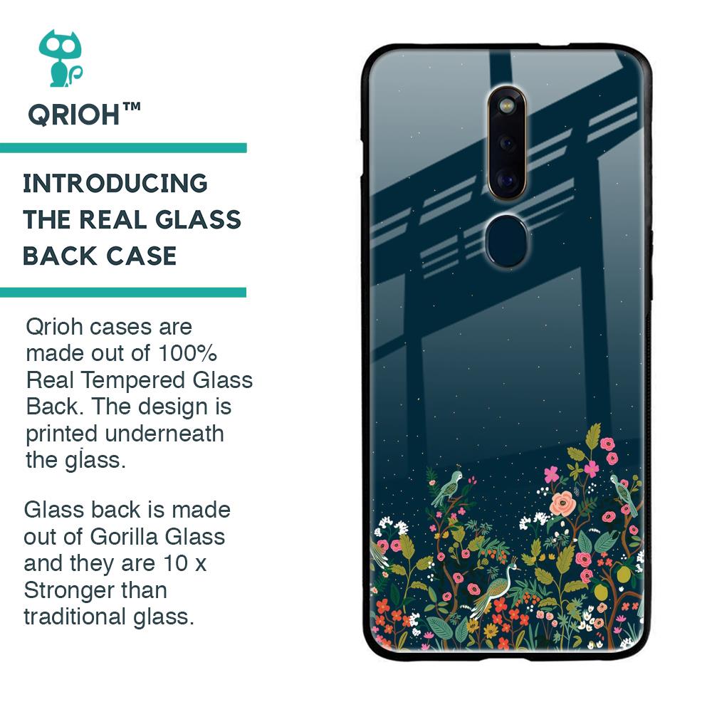 Small Garden Glass Case For Oppo F11 Pro