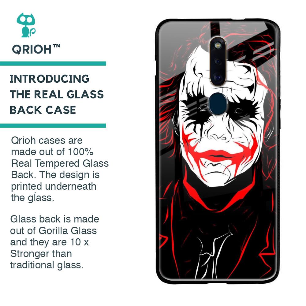 Life In Dark Glass Case For Oppo F11 Pro