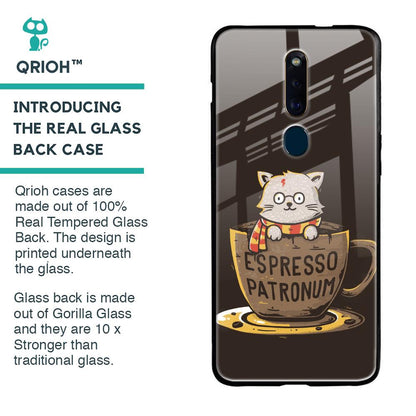 Tea With Kitty Glass Case For Oppo F11 Pro