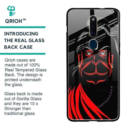 Lord Hanuman Glass Case For Oppo F11 Pro