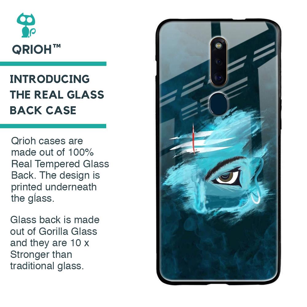 Power Of Trinetra Glass Case For Oppo F11 Pro
