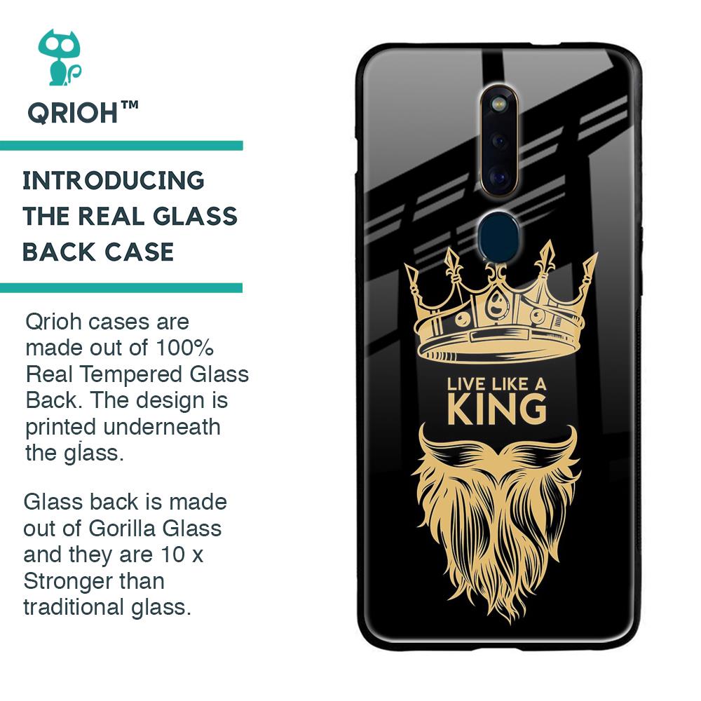 King Life Glass Case For Oppo F11 Pro