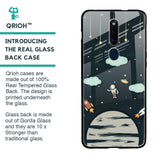Astronaut Dream Glass Case For Oppo F11 Pro